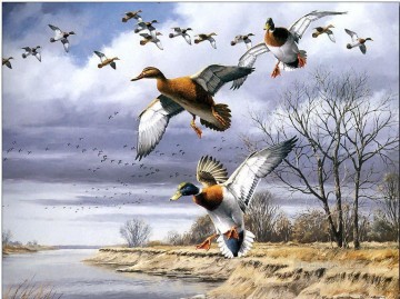 鳥の渡り Oil Paintings